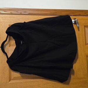 Black Ponte mini skirt with POCKETS